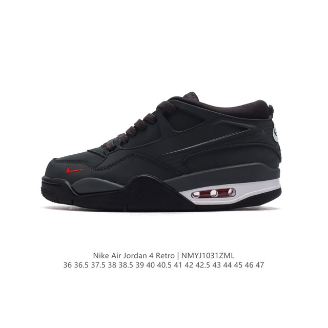 公司级 耐克 Nike Air Jordan 4 Retro OG 低帮 迈克尔 乔丹AJ4代乔4 复古休闲运动文化篮球鞋。秉承轻量化的速度型篮球鞋设计思想完成