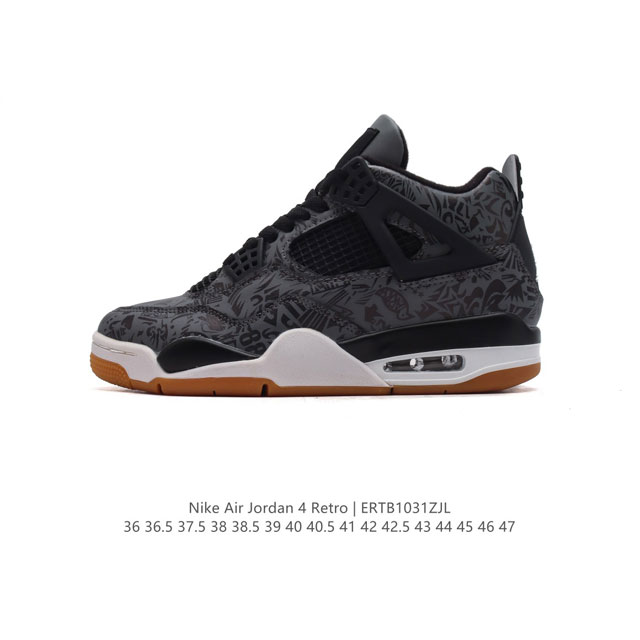 公司级 耐克 新款 Nike Air Jordan 4 Retro OG 中帮 迈克尔 乔丹AJ4代乔4 复古休闲运动文化篮球鞋。秉承轻量化的速度型篮球鞋设计思