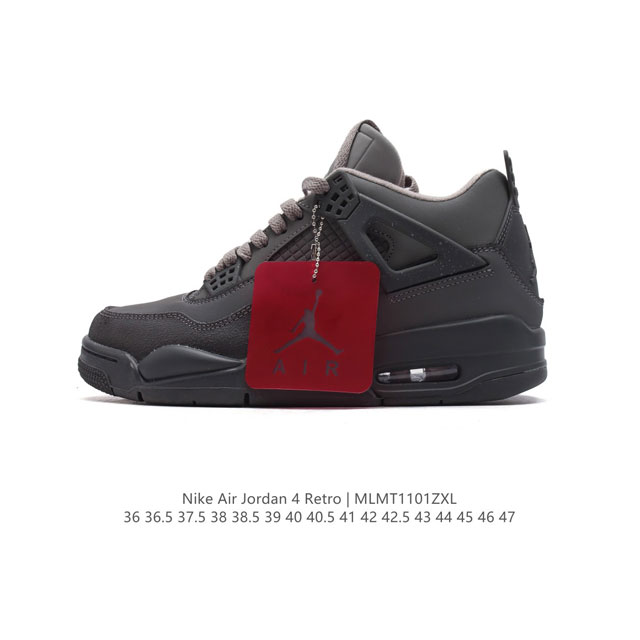 耐克 新款 Nike Air Jordan 4 Retro OG 中帮 迈克尔 乔丹AJ4代乔4 复古休闲运动文化篮球鞋。秉承轻量化的速度型篮球鞋设计思想完成设