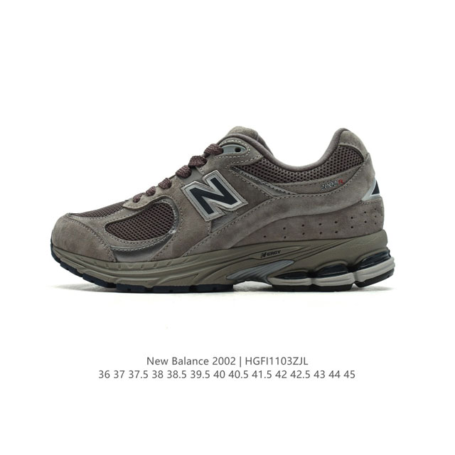 公司级 纯原 新百伦 New Balance 2002R 跑鞋 男女同款运动鞋厚底老爹鞋。沿袭了面世之初的经典科技，以 ENCAP 中底配以升级版 N-ERGY