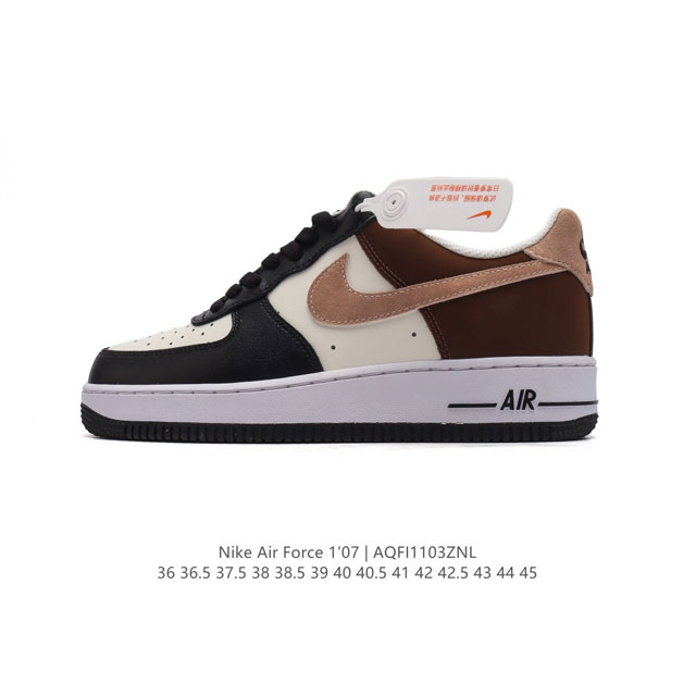 公司级 AF1耐克 Nike Air Force 1 ‘07 Low 空军一号 厚底增高百搭运动板鞋 原楦头原纸板 打造纯正空军版型，专注外贸渠道 全掌内置蜂窝