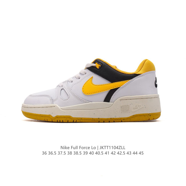 耐克 Nike 全新鞋型 来了！Nike Full Force Low 时尚复古运动板鞋，复古气质爆棚！近年来复古风的兴起，众多品牌纷纷推出自己的全新鞋款，势必