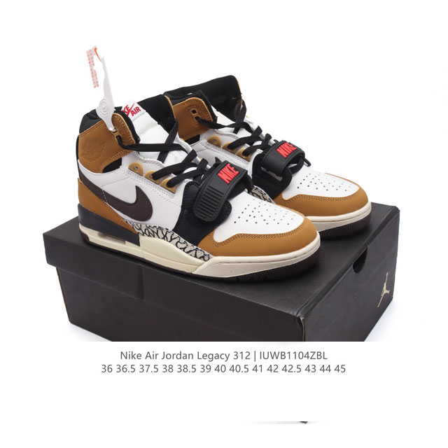 公司级 耐克 AJ 乔丹 Air Jordan Legacy 312 高帮运动鞋 AJ312 乔312百搭篮球鞋 酷炫混搭，谁人不爱？Air Jordan Le