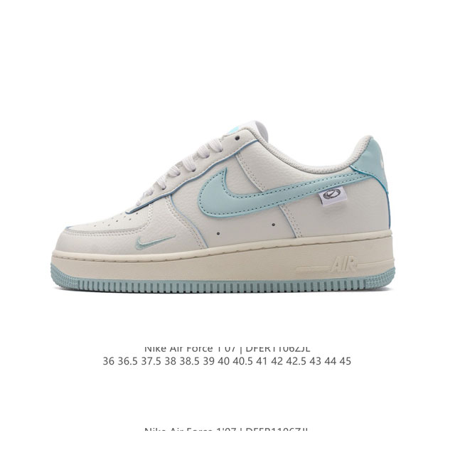 公司级 新款 AF1耐克 Nike Air Force 1 ‘07 Low 空军一号 路易威登联名气垫厚底增高百搭运动板鞋 原楦头原纸板 小白鞋 打造纯正空军版