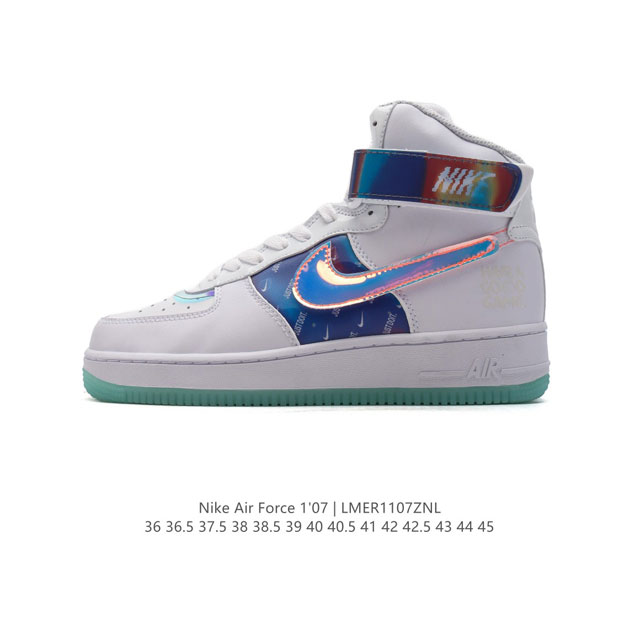 公司级 Nk Air Force 7 Mid AF1耐克 空军一号 AF1 中帮 魔术贴 厚底增高运动板鞋 原楦头原纸板 打造纯正空军版型。专注外贸渠道 全掌内