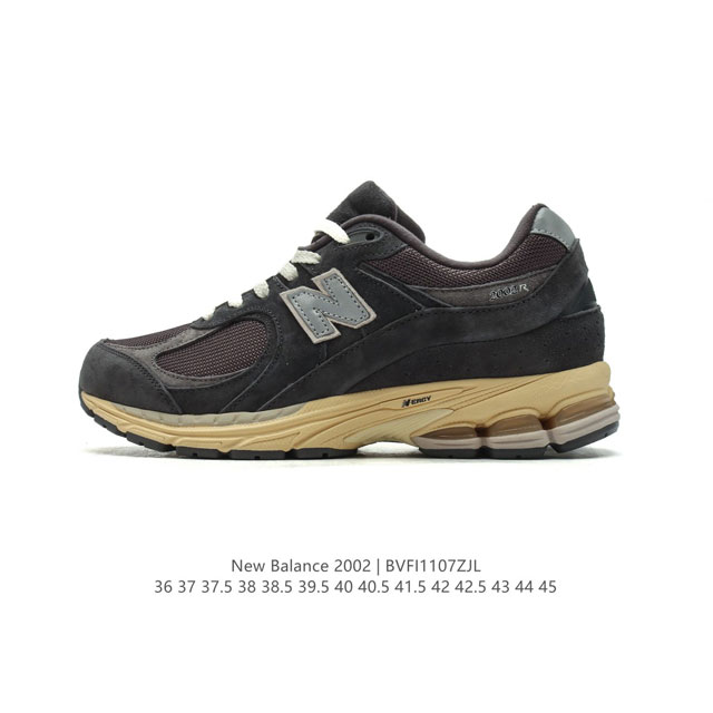 公司级 纯原 新百伦 New Balance 2002R 跑鞋 男女同款运动鞋厚底老爹鞋。沿袭了面世之初的经典科技，以 ENCAP 中底配以升级版 N-ERGY