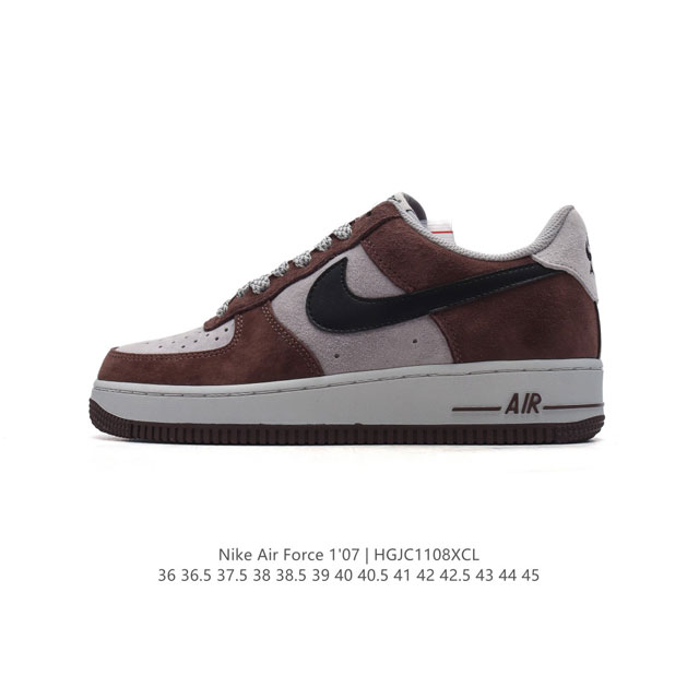 公司级 新款 AF1耐克 Nike Air Force 1 ‘07 Low 空军一号 气垫厚底增高百搭运动板鞋 原楦头原纸板 打造纯正空军版型，专注外贸渠道 全