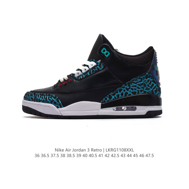 公司级 耐克 乔丹 AJ3 耐克 Nike Air Jordan 3 Retro SE 乔3 复刻篮球鞋 乔丹3代 三代 男女子运动鞋，作为 AJ 系列中广受认