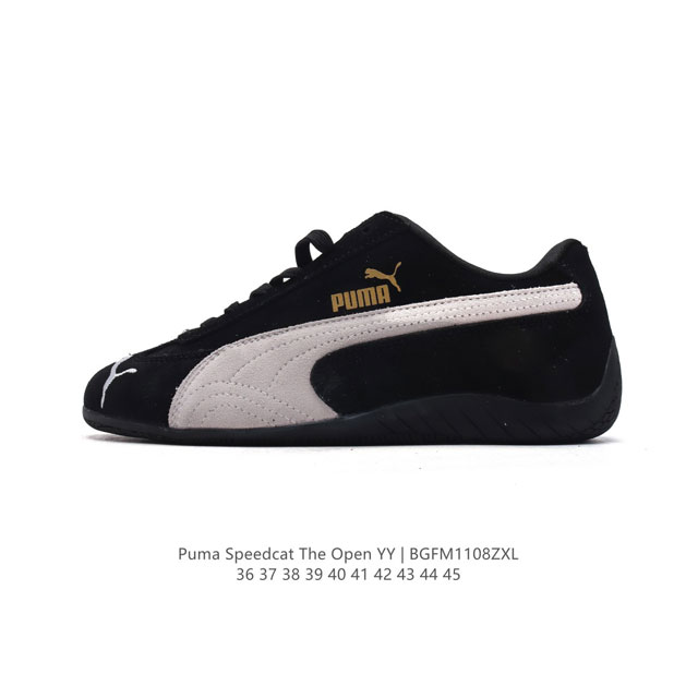 彪马 OPEN YY x Puma Speedcat合作鞋款 PUMA 联名时尚休闲运动板鞋。这双韩国辣妹疯抢的 Puma，是 OPEN YY 走向全球市场的关