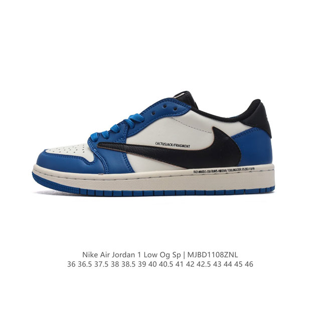 公司级 真标 耐克 Nike Air Jordan 1 Low OG SP Military Blue AJ1乔1 倒勾低帮篮球鞋 AJ1 乔丹1代 aj1 乔