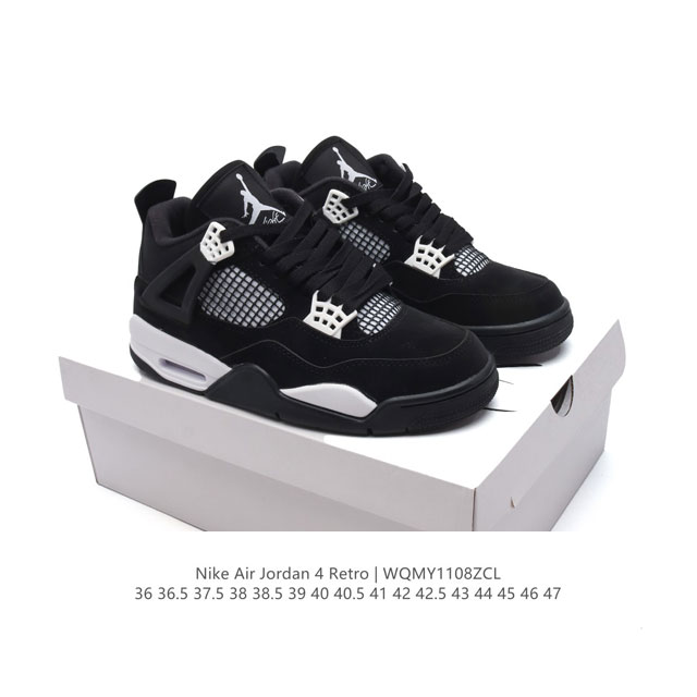 耐克 新款 Nike Air Jordan 4 Retro OG 中帮 迈克尔 乔丹AJ4代乔4 复古休闲运动文化篮球鞋。秉承轻量化的速度型篮球鞋设计思想完成设