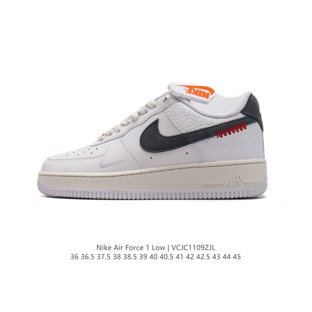 公司级 新款 AF1耐克 Nike Air Force 1 ‘07 Low 空军一号 路易威登联名气垫厚底增高百搭运动板鞋 原楦头原纸板 小白鞋 打造纯正空军版