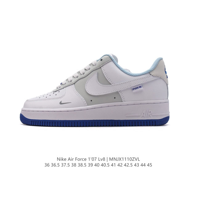 公司级 AF1耐克 Nike Air Force 1 ‘07 Low 空军一号 厚底增高百搭运动板鞋 原楦头原纸板 打造纯正空军版型，专注外贸渠道 全掌内置蜂窝