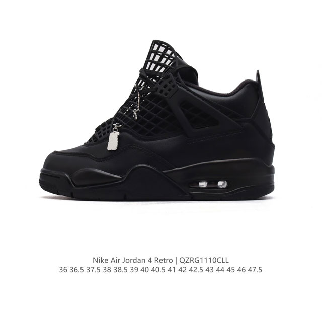 公司级 耐克 新款 Nike Air Jordan 4 Retro OG 中帮 迈克尔 乔丹AJ4代乔4 复古休闲运动文化篮球鞋。秉承轻量化的速度型篮球鞋设计思