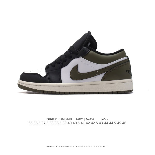 公司级 耐克 乔丹Air Jordan 1 Low AJ1 乔1 乔丹1代aj1 低帮复古文化休闲运动篮球鞋。从1985 年面世的元年款汲取设计灵感，采用简洁大