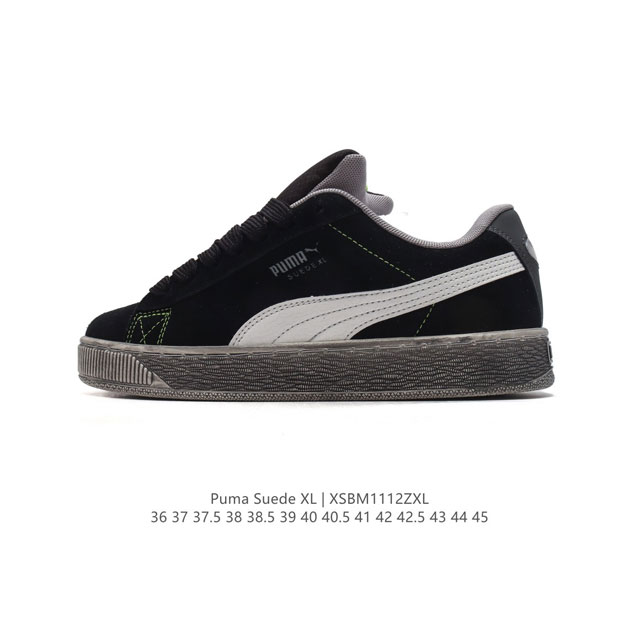 彪马puma Suede Xl 低帮复古轻便透气防滑减震休闲鞋 小白鞋 厚底增高运动板鞋 类型：男女鞋 尺码: 36-45 货号：397726-01 编码：Xs