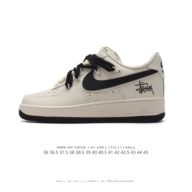 公司级 新款 Af1耐克 Nike Air Force 1 ‘07 Low 空军一号 气垫厚底增高百搭运动板鞋 原楦头原纸板 小白鞋 打造纯正空军版型，专注外贸