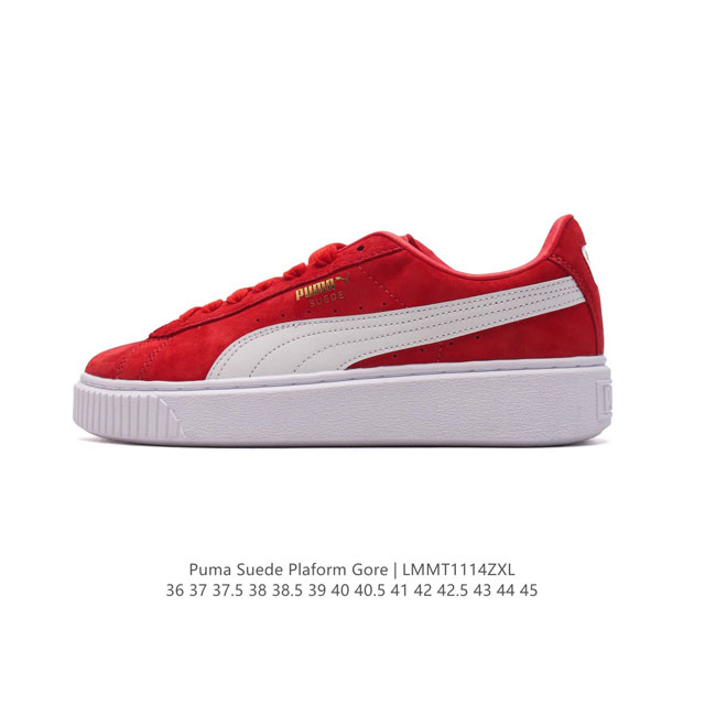 彪马 Puma Suede Platform Core 蕾哈娜 厚底 松糕休闲百搭板鞋 复古潮男女鞋时尚运动鞋 货号: 308220 Size: 36-45含半