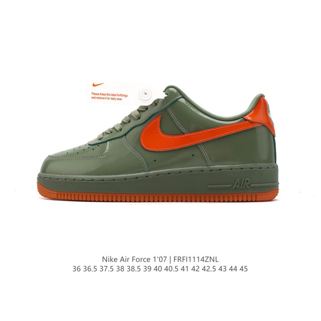 公司级 Af1耐克 Nike Air Force 1 ‘07 Low 空军一号 厚底增高百搭运动板鞋 原楦头原纸板 打造纯正空军版型，专注外贸渠道 全掌内置蜂窝