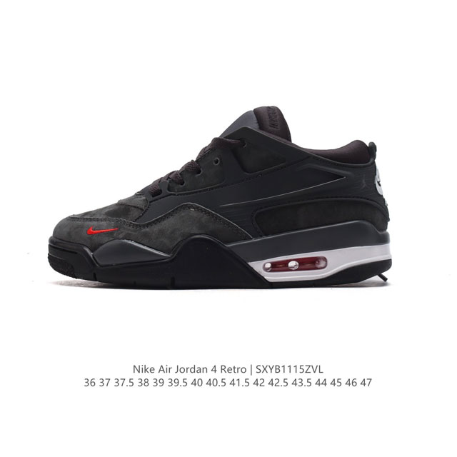 耐克 新款 Nike Air Jordan 4 Retro Og 低帮 迈克尔 乔丹aj4代乔4 复古休闲运动文化篮球鞋。秉承轻量化的速度型篮球鞋设计思想完成设