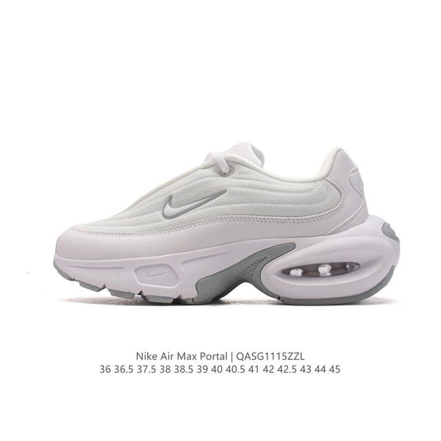 真标 耐克 Nike Air Max Portal 休闲厚底增高气垫老爹运动鞋 2024新款鞋型 Nike Air Max Portal 跟高5公分左右 是ni