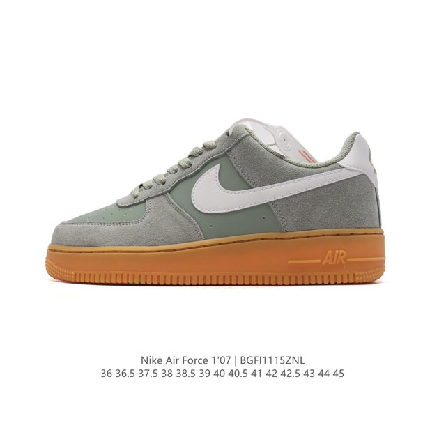 公司级 Af1耐克 Nike Air Force 1 ‘07 Low 空军一号 厚底增高百搭运动板鞋 原楦头原纸板 打造纯正空军版型，专注外贸渠道 全掌内置蜂窝