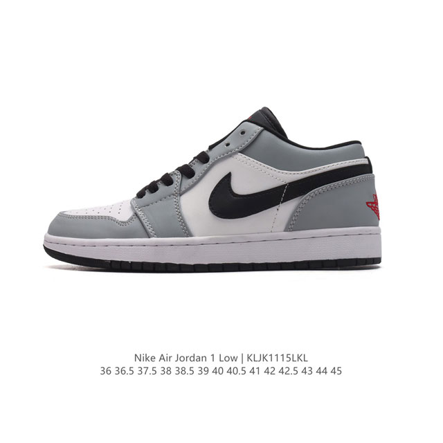 耐克 乔丹air Jordan 1 Low Aj1 乔1 乔丹1代aj1 低帮复古文化休闲运动篮球鞋。该鞋款从 1985 年元年款汲取设计灵感，焕新演绎简约经典