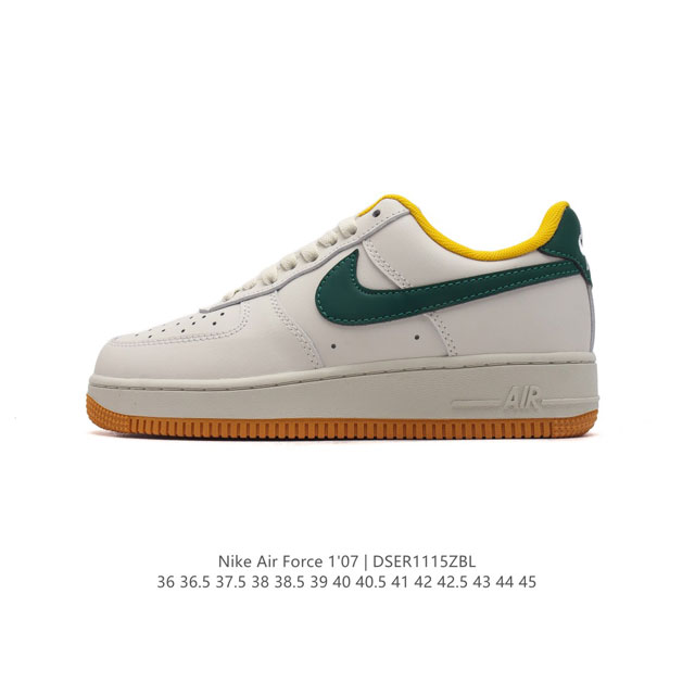 公司级 新款 Af1耐克 Nike Air Force 1 ‘07 Low 空军一号 气垫厚底增高百搭运动板鞋 原楦头原纸板 打造纯正空军版型，专注外贸渠道 全