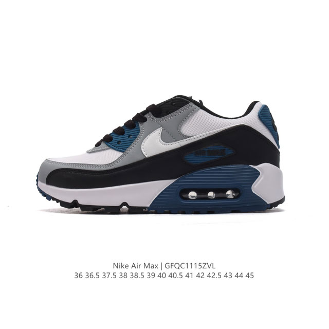 Nike耐克运动鞋 Air Max 90 健身运动跑鞋休闲鞋 复古风十足！Air Max 90 作为 Nike 旗下最经典的鞋型之一，凭借着百搭的造型，获得众多