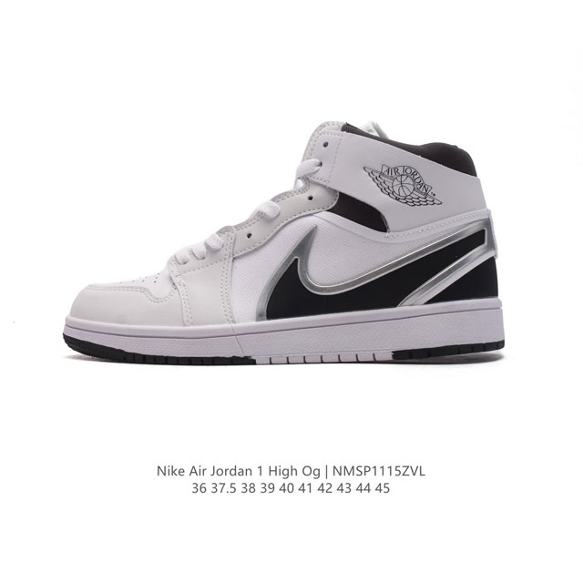 耐克 Nike Air Jordan 1 Retro High Og 乔丹一代aj1 乔1 Aj1 篮球鞋复刻运动鞋。皮面高帮板鞋的设计灵感源自运动夹克，带你重