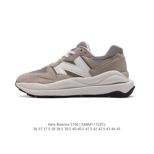 Newbalance 新百伦 Nb5740 运动鞋厚底增高男女鞋5740系列舒适轻便简约百搭休闲鞋，57 40运动鞋为爱舒适又追求时尚的人士而设计，采用抢眼的8