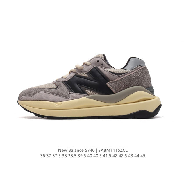 Newbalance 新百伦 Nb5740 运动鞋厚底增高男女鞋5740系列舒适轻便简约百搭休闲鞋，57 40运动鞋为爱舒适又追求时尚的人士而设计，采用抢眼的8