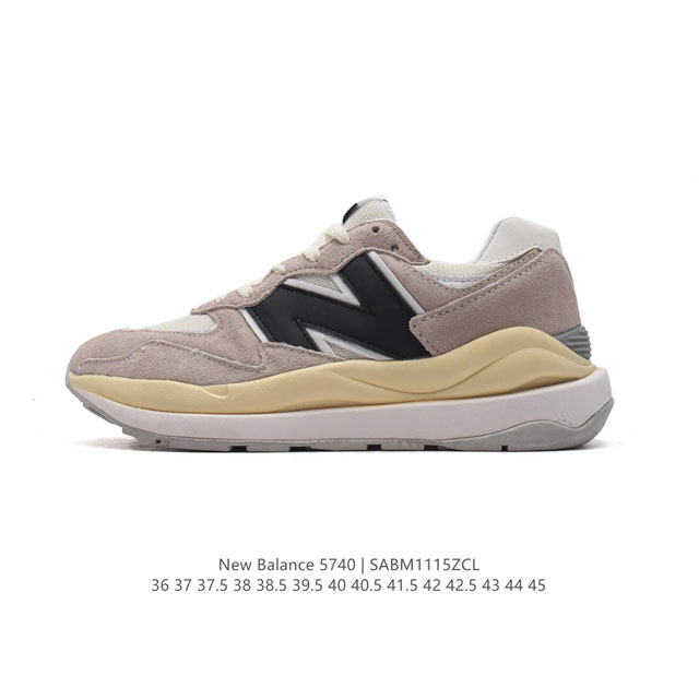 Newbalance 新百伦 Nb5740 运动鞋厚底增高男女鞋5740系列舒适轻便简约百搭休闲鞋，57 40运动鞋为爱舒适又追求时尚的人士而设计，采用抢眼的8