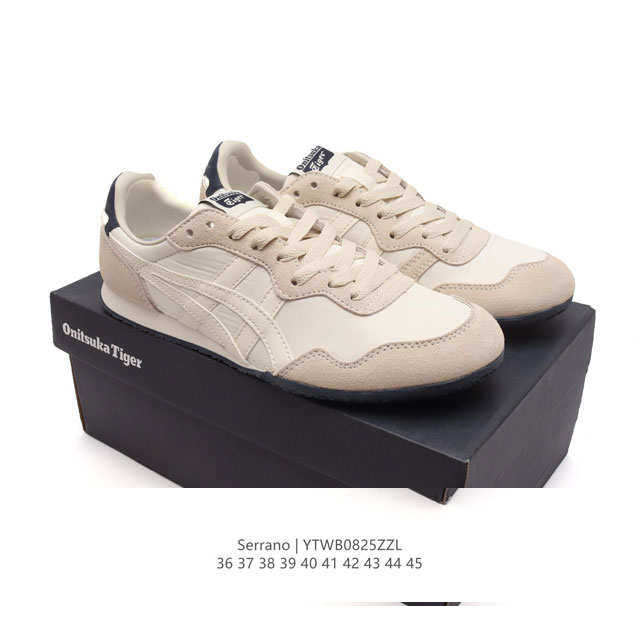 公司级onitsuka Tiger鬼塚虎 Serrano 尼龙 复古运动 防滑耐磨平衡轻便 低帮生活休闲鞋 货号: 11833400-252 尺码: 36-45