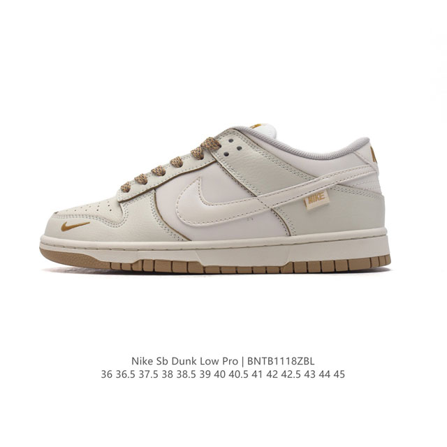 公司级 耐克 Nike Sb Dunk Low Pro 男女同款运动鞋复古板鞋，尽情迈步，彰显个性风采。采用柔软皮革鞋面，经久耐穿，塑就如元年款 Dunk 般的