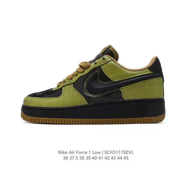 耐克 Nike Air Force 1 '07 Low 空军一号含气垫 低帮百搭厚底增高休闲运动板鞋。柔软、弹性十足的缓震性能和出色的中底设计，横跨复古与现代的