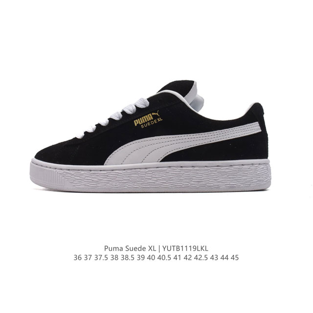 彪马puma Suede Xl 低帮复古轻便透气防滑减震休闲鞋 厚底增高运动板鞋 类型：男女鞋 尺码: 36-45含半码 货号：395205-02 编码：Yut