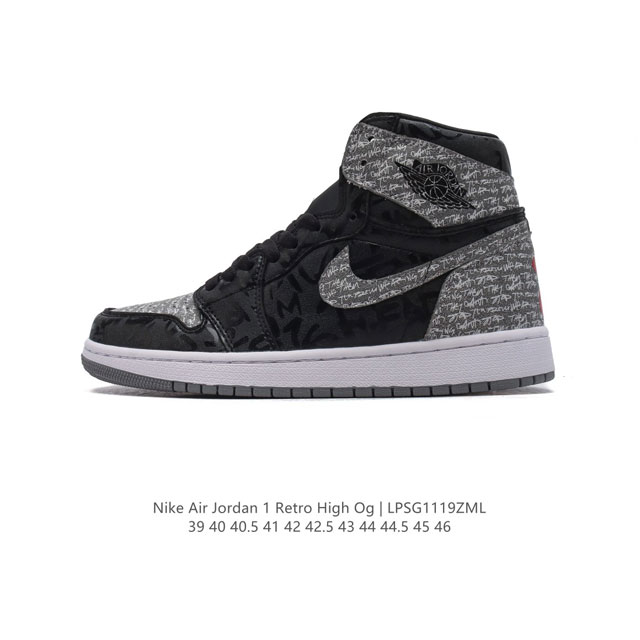 公司级 耐克 男女同款运动板鞋 Nike Air Jordan 1 Retro High Og 乔丹一代aj1 乔1 Aj1 篮球鞋复刻运动鞋。皮面高帮板鞋的设