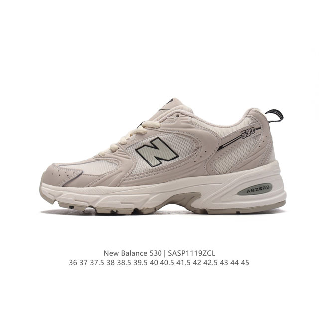 新百伦 Nb530 New Balance 530 复跑古鞋 厚底增高老爹鞋 缓震运动慢跑鞋。Nb530这鞋双确实是nb家经复典古款式之一，以全科新技诠释，成打