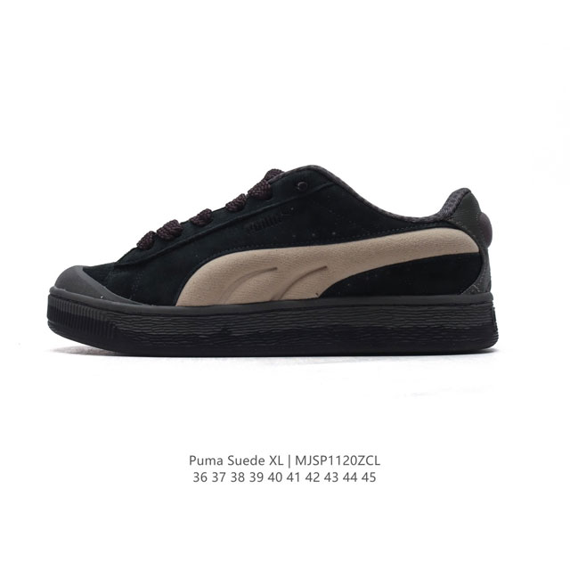 彪马puma Suede Xl 低帮复古轻便透气防滑减震休闲鞋 厚底增高运动板鞋 类型：男女鞋 尺码: 36-45 货号：399099-02 编码：Mjsp1