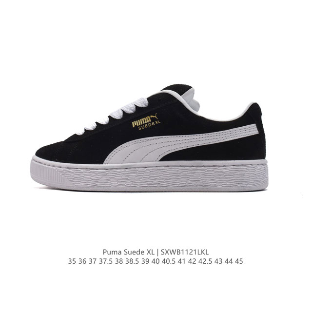 彪马puma Suede Xl 低帮复古轻便透气防滑减震休闲鞋 厚底增高运动板鞋 类型：男女鞋 尺码: 35-45含半码 货号：395205-02 编码：Sxw