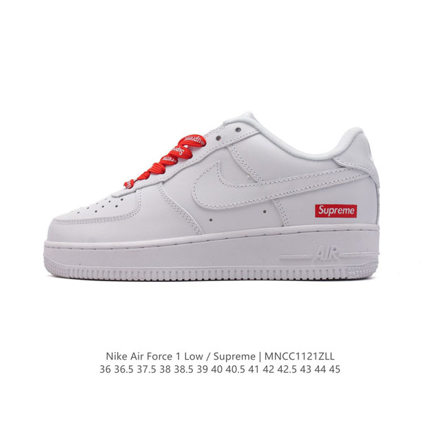 耐克 Nike Air Force 1 '07 Low 空军一号含气垫 小白鞋 低帮百搭厚底增高休闲运动板鞋。柔软、弹性十足的缓震性能和出色的中底设计，横跨复古