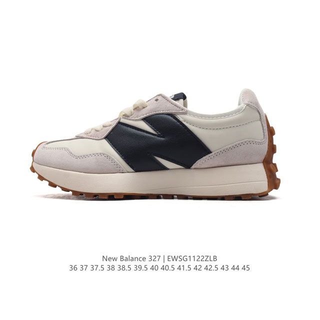 真标 Nb 新百伦 New Balance 327系列复古休闲运动慢跑鞋时尚男女运动鞋 以更纯粹的复古风格设计打造的全新造型 侧身还以解构设计，将 N 字标志以