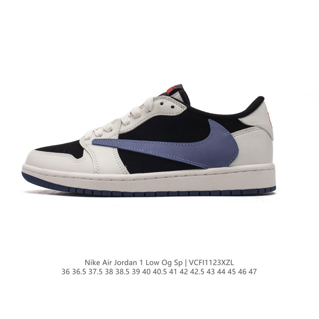 公司级 真标 耐克 Nike Air Jordan 1 Low Og Sp Military Blue Aj1乔1 倒勾低帮篮球鞋 Aj1 乔丹1代 Aj1 乔