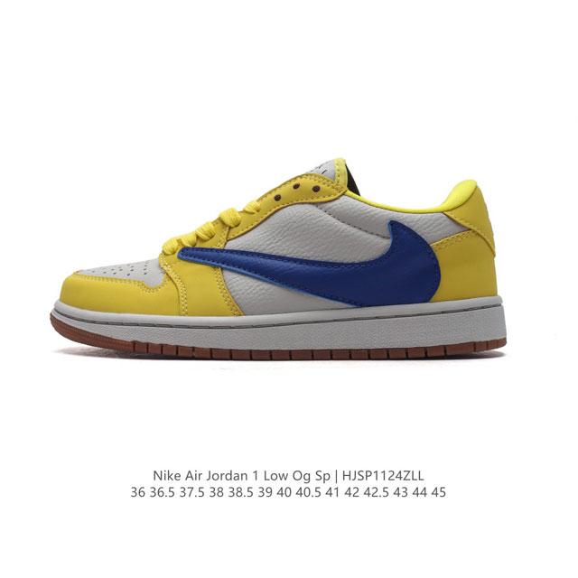 真标 耐克 Nike Air Jordan 1 Low Og Sp Military Blue Aj1乔1 倒勾低帮篮球鞋 Aj1 乔丹1代 Aj1 乔1 反向