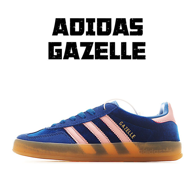 独家实拍adidas Originals Gazelle Indoor 休闲防滑耐磨低帮板鞋 此款鞋延续了橡胶外底和经典款式的传统。优质绒面革鞋面和标志性的3条