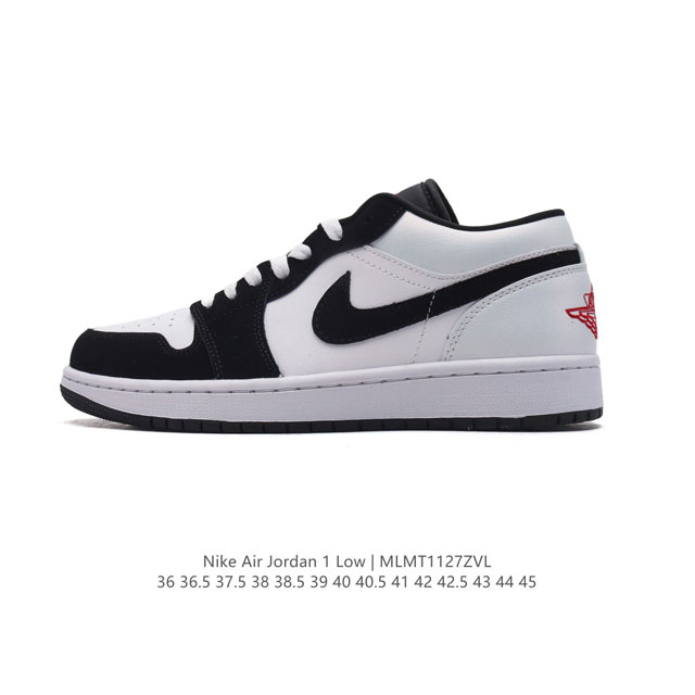 耐克 乔丹air Jordan 1 Low Aj1 乔1 乔丹1代aj1 低帮复古文化休闲运动篮球鞋。该鞋款从 1985 年元年款汲取设计灵感，焕新演绎简约经典