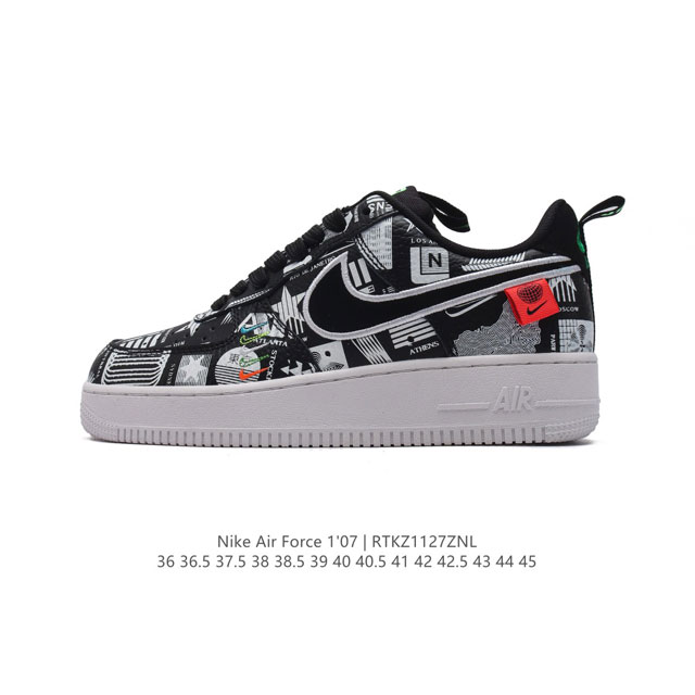 公司级 Af1耐克 Nike Air Force 1 ‘07 Low 空军一号 大友克洋 2024年新年款 厚底增高百搭运动板鞋 原楦头原纸板 打造纯正空军版型