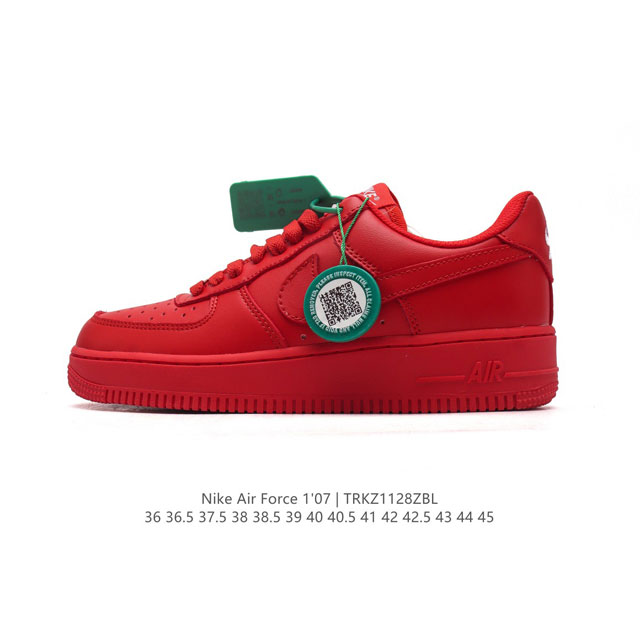 公司级 附赠送logo清洁刷 Af1耐克 Nike Air Force 1 ‘07 Low 空军一号 小白鞋 厚底增高百搭休闲运动板鞋 原楦头原纸板 打造纯正空