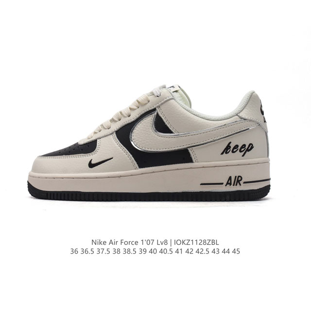 耐克 Nike Air Force 1 '07 Low 空军一号含气垫 小白鞋 低帮百搭厚底增高休闲运动板鞋。柔软、弹性十足的缓震性能和出色的中底设计，横跨复古